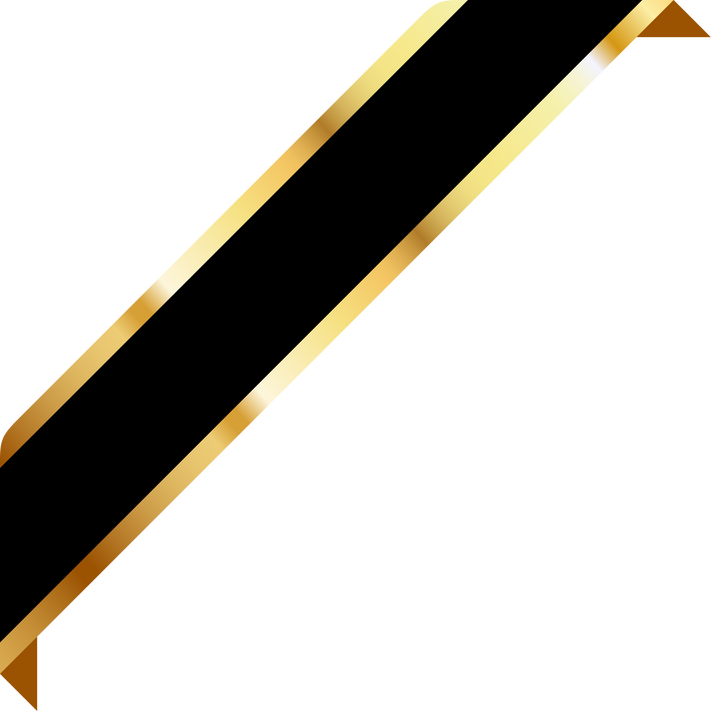 Golden Corner Ribbon
